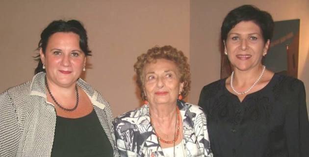 Marina Mancini con Egle Palazzolo e Agata Di Giorgio Marina Mancini con Egle Palazzolo e Agata Di Giorgio