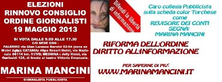 Marina Mancini candidata come revisore dei Conti ODG Sicilia