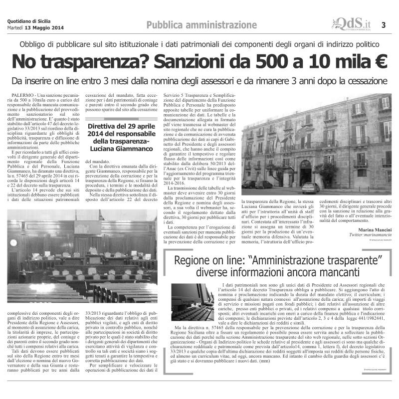 no trasparenza